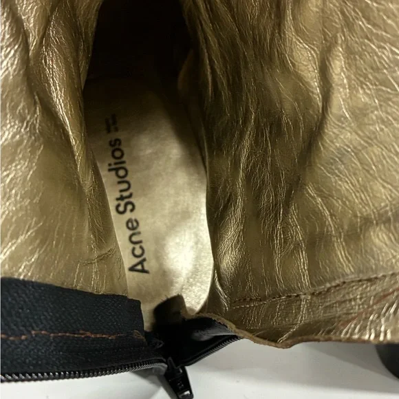 Acne Studios Square Toe Leather Boot Size US 8 EU 41 - Picture 14 of 15